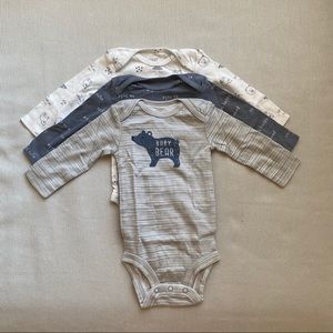 Carters Long sleeve onesies